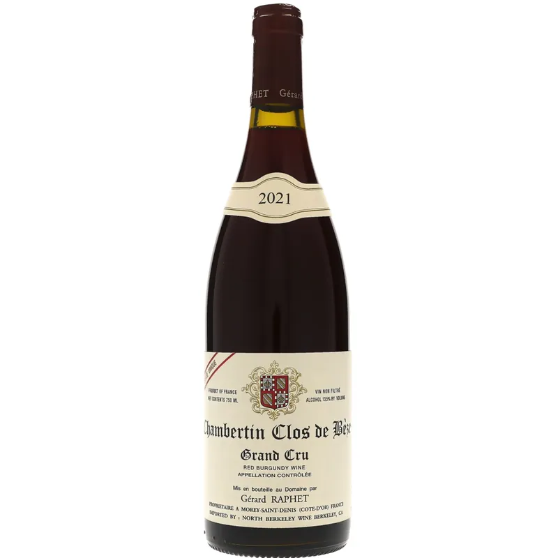 Today Only Gerard Raphet Chambertin Clos-de-Beze Grand Cru 'Cuvee Unique', Cote de Nuits, France 2021