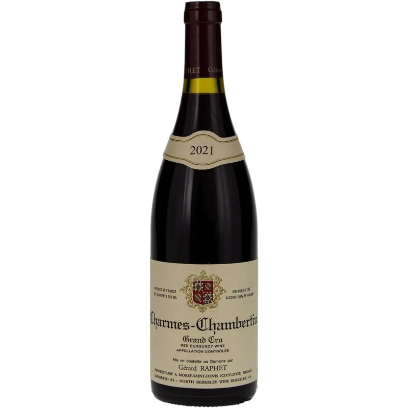 Buy Today Gerard Raphet Charmes-Chambertin Grand Cru, Cote de Nuits, France 2021