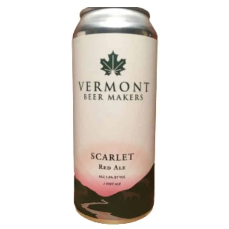 VERMONT BEER MAKERS SCARLET RED ALE Bulk Order