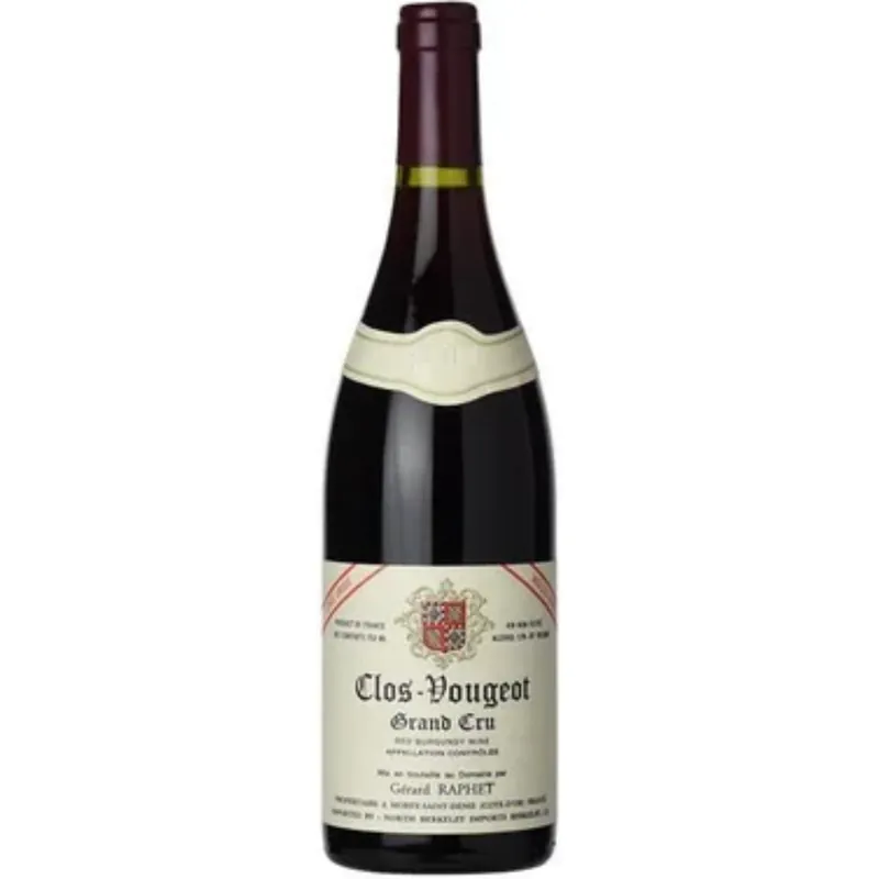 Gerard Raphet Clos de Vougeot Grand Cru Vieilles Vignes 'Cuvee Unique', Cote de Nuits, France 2018 Bulk Order
