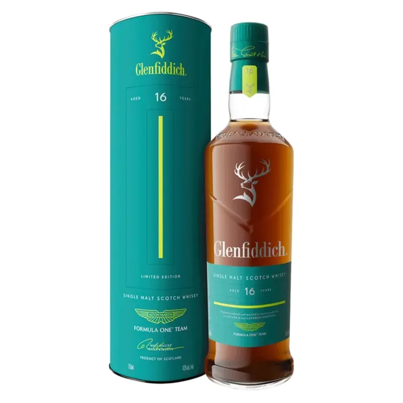 Glenfiddich Aston Martin F1 16 Year Old Single Malt Scotch Whisky Top Rated