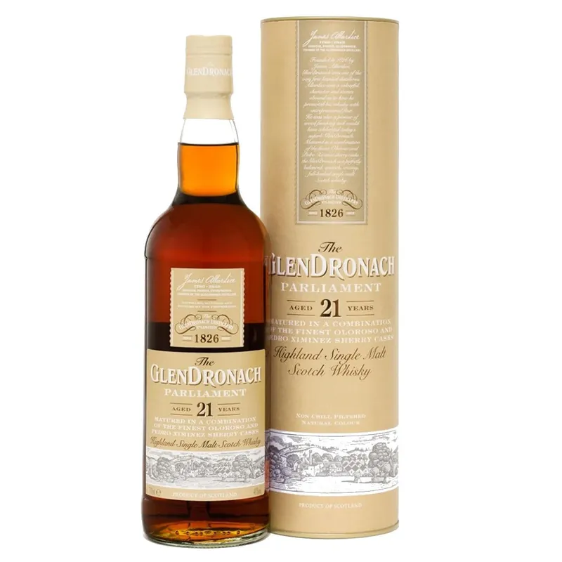 The GlenDronach 21 Years Old Parliament 21 Year Old Single Malt Scotch Whisky Get Yours