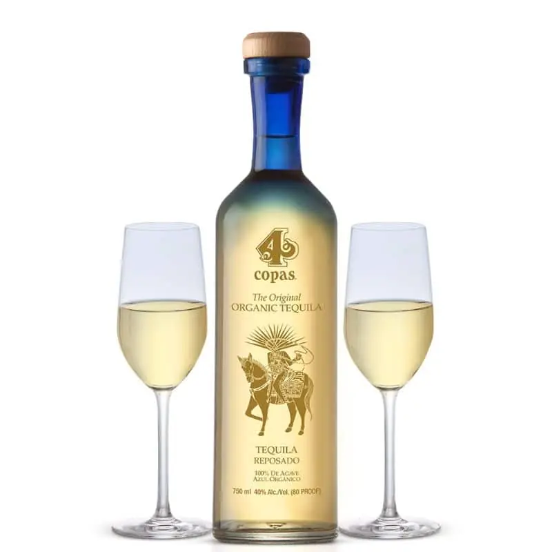 4 COPAS REPOSADO TEQUILA Same Day Shipping