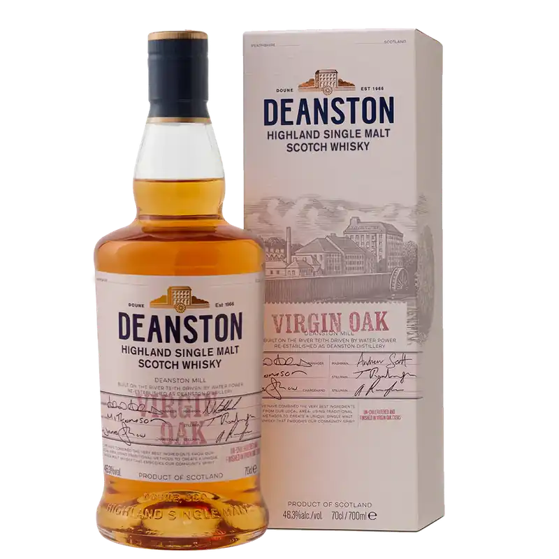 Time-Limited DEANSTON SCOTCH SINGLE MALT UN CHILL FILTERED VIRGIN OAK CASK HIGHLAND 92.6PF 750ML