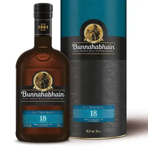 BUNNAHABHAIN SCOTCH SINGLE MALT ISLAY 18YR 750ML Today Only