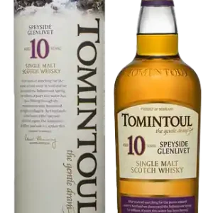 TOMINTOUL SCOTCH SINGLE MALT SPEYSIDE 10YR 750ML Clearance