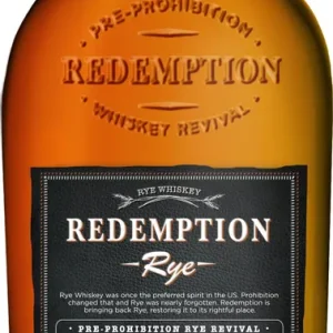 Weekend Sale REDEMPTION WHISKEY RYE KENTUCKY 92PF 750ML