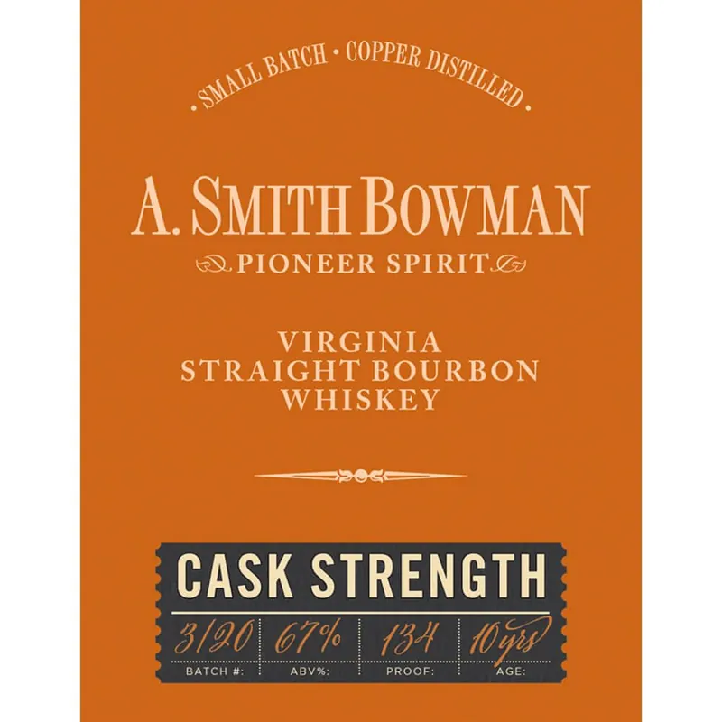 A. Smith Bowman Cask Strength Bourbon Express Delivery