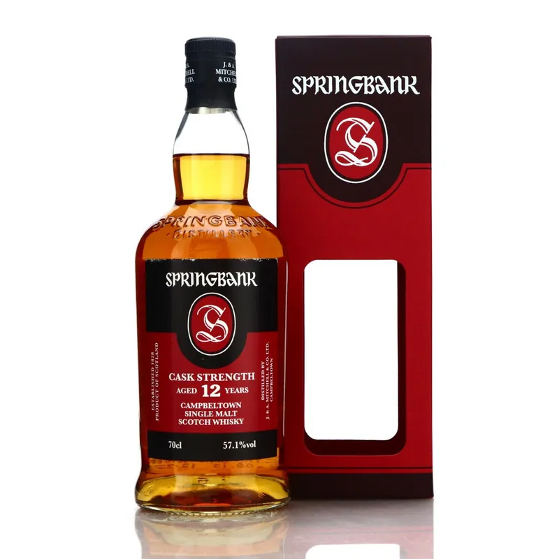 Bargain SPRINGBANK SCOTCH SINGLE MALT CASK STRENGTH 12YR 700ML
