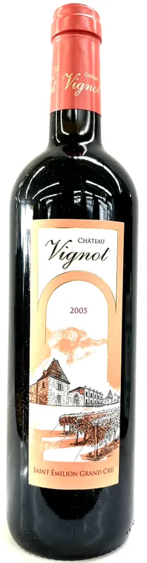 Big Sale Chateau Vignot 2005 Saint Emilion Grand Cru 750Ml