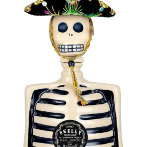 Editor’s Pick LOS AZULEJOS SKELLY TEQUILA ANEJO SKELETO 750ML