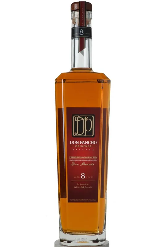 Modern DON PANCHO RUM ORIGENES RESERVE 8YR PANAMA 750ML