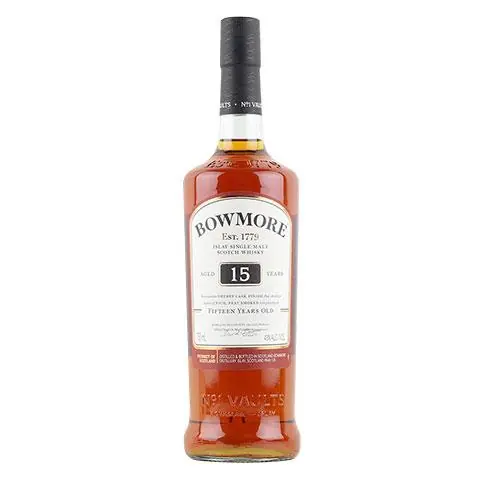 BOWMORE SCOTCH SINGLE MALT SHERRY CASK FINISH 15YR 750ML Final Sale