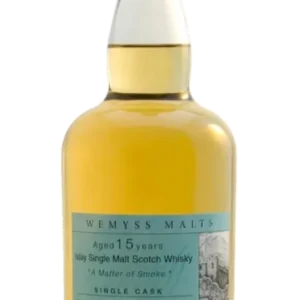 Editor’s Pick WEMYSS MALTS SCOTCH SINGLE MALT SINGLE CASK ISLAY A MATTER OF SMOKE 92PF 15YR 750ML