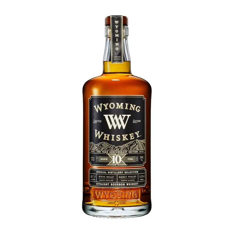Final Sale Wyoming Whiskey Ten Year Anniversary Edition Straight Bourbon
