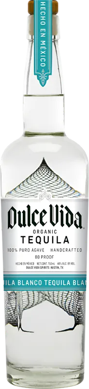 DULCE VIDA TEQUILA BLANCO ORGANIC 80PF 750ML Premium
