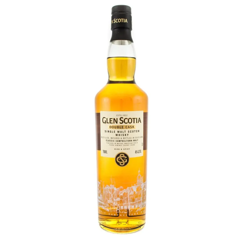 Worldwide Shipping GLEN SCOTIA SCOTCH SINGLE MALT DOUBLE CASK CAMPBELTOWN 92PF 750ML