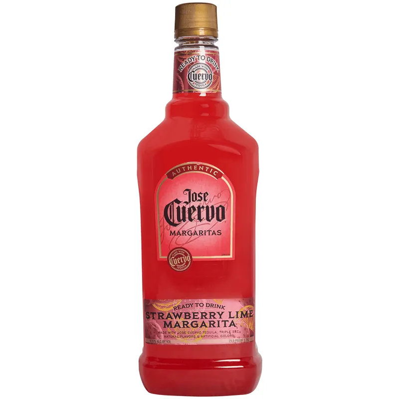 Worldwide Shipping JOSE CUERVO MARGARITAS STRAWBERRY LIME 1.75LI