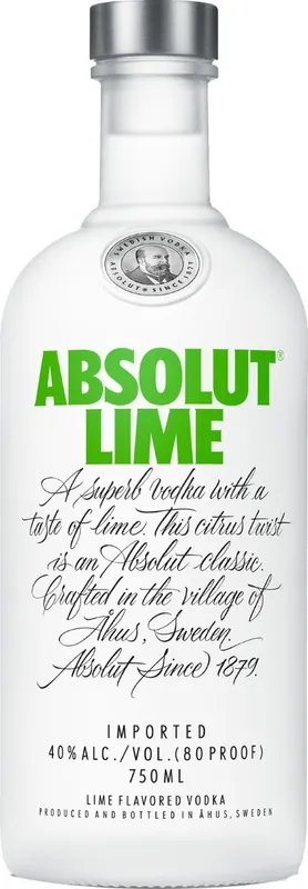 ABSOLUT VODKA LIME FLAVOR SWEDEN 750ML Fan Favorite