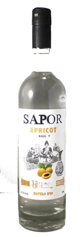 SAPOR VODKA APRICOT (OGHI) ARMENIA 100PF 750ML Limited Time