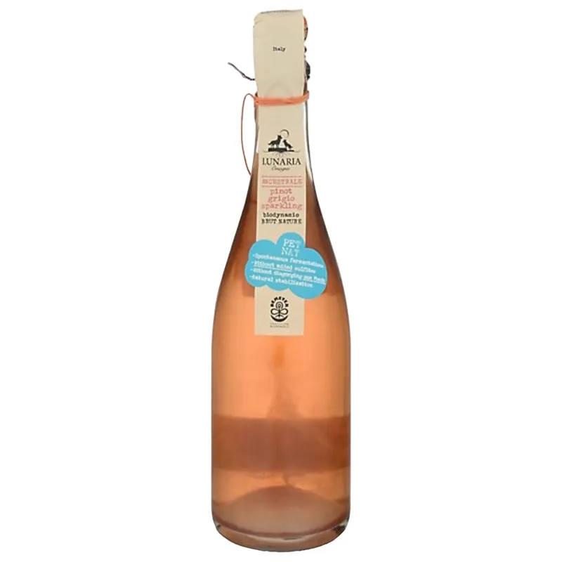 Crafted 2023 Lunaria Orsogna 'Pet Nat"Ancestrale Pinot Grigio Brut Nature