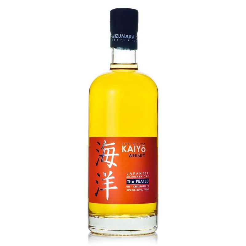 Buy Direct KAIYO WHISKEY THE PEATED FIRST EDITION MIZUNARA OAK UN CHILLFILTERED JAPAN 92PF 750ML