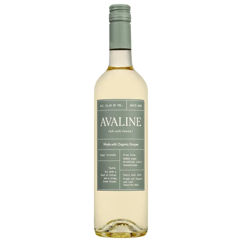 Avaline Organic White Wine 750mL Free Returns