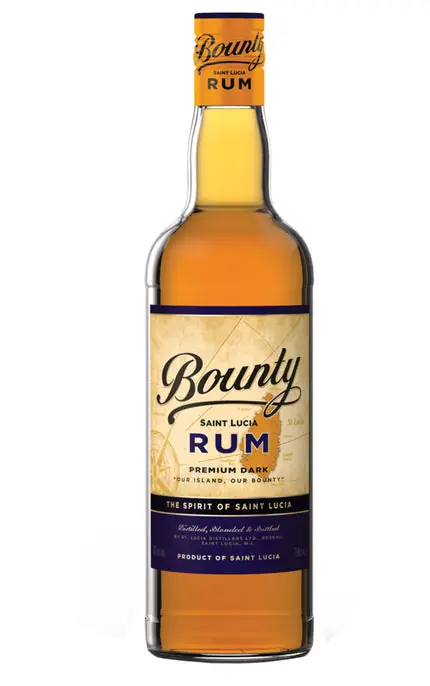 Original BOUNTY RUM DARK SAINT LUCIA 750ML