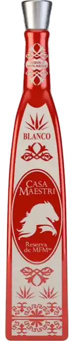 CASA MAESTRI TEQUILA BLANCO RESERVA MFM 750ML Handmade