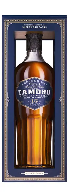 TAMDHU SCOTCH SINGLE MALT SHERRY OAK CASKS SPEYSIDE 15YR 750ML Warranty Included