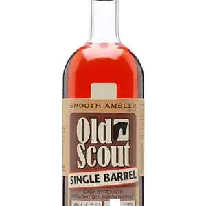 SMOOTH AMBLER OLD SCOUT WHISKEY RYE SINGLE BARREL CASK STRENGTH WEST VIRGINIA 750ML Seasonal Sale