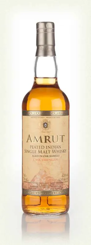 AMRUT WHISKEY SINGLE MALT PEATED INDIA 750ML Handmade