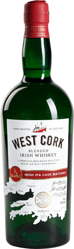 Bargain WEST CORK WHISKEY IPA CASK MATURED IRISH 750ML