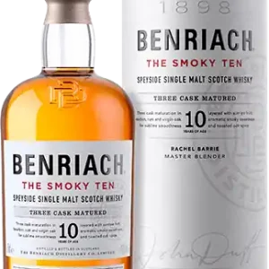 BENRIACH SCOTCH SINGLE MALT THE SMOKY TEN SPEYSIDE 10YR 750ML Time-Limited