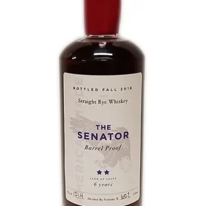 THE SENATOR WHISKEY RYE BARREL PROOF 6YR INDIANA 750ML Hassle-Free Returns