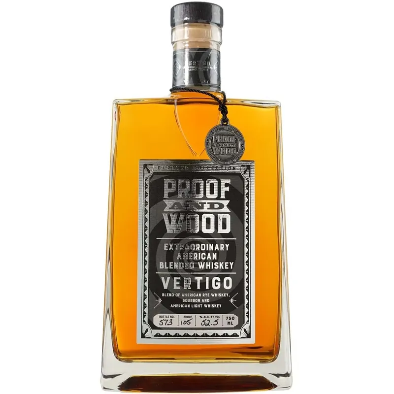 While Supplies Last PROOF AND WOOD VERTIGO CURATED COLLECTION WHISKEY 105PF KENTUCKY 750ML