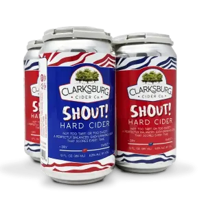 Clarksburg Shout Cider 4 Pack Holiday Sale