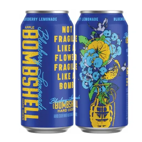 Top Pick Three Brothers Bombshell Blueberry Lemonade Hard Cider 4Pk Cans