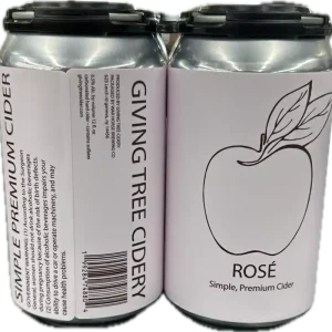 Giving Tree Cidery Rose Cider 4-pack Bargain
