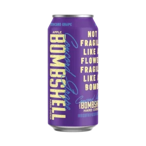 Three Brothers Bombshell Concord Grape Hard Cider 4Pk Cans Free Shipping