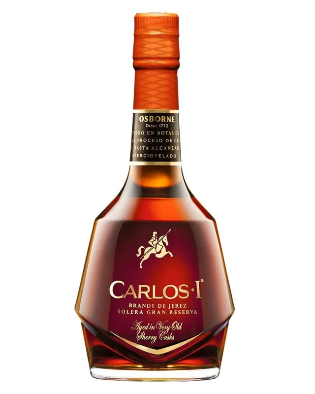 CARLOS I BRANDY SOLERA GRAN RESERVA IN SHERRY CASK SPAIN 750ML Limited Time
