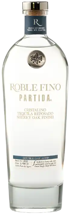 While Supplies Last PARTIDA ROBLE FINO TEQUILA REPOSADO CRISTALINO SHERRY OAK FINISH 750ML