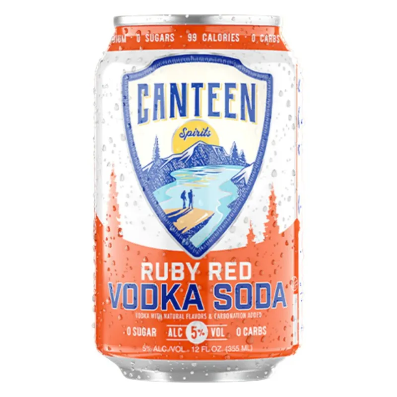 Canteen Ruby Red Grapefruit Vodka Soda 6pk Best Choice