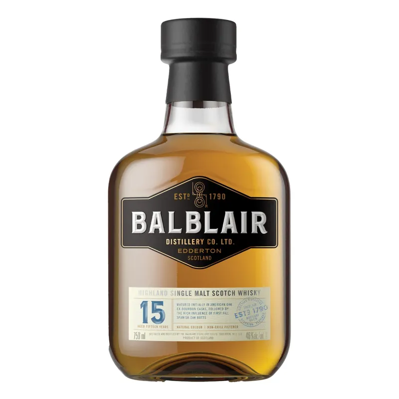 Cheap BALBLAIR SCOTCH SINGLE MALT HIGHLAND 15YR 750ML