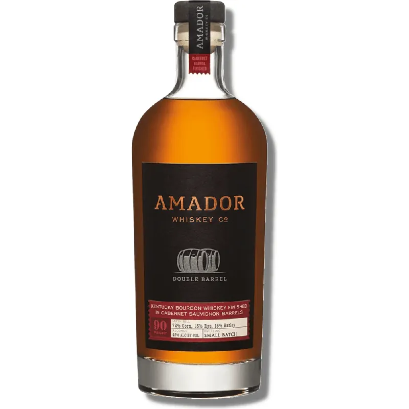 Amador Whiskey Co. Bourbon Double Barrel Cabernet Barrel Finished Grab Now