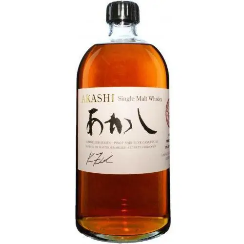 Akashi Sommelier Series Pinot Noir Wine Cask Finish Single Malt Whisky Trending