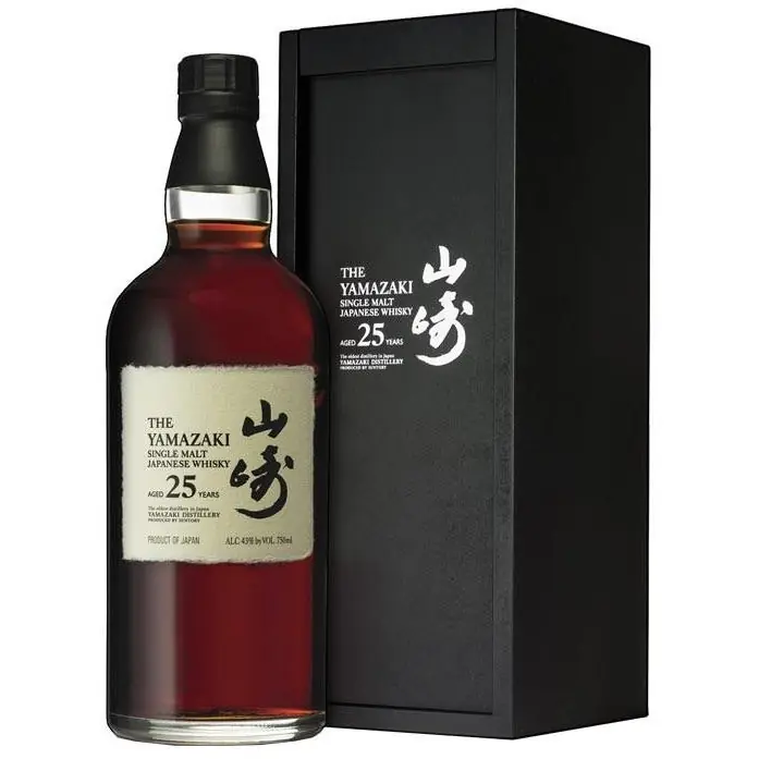 High Quality The Yamazaki 25 Year Old Single Malt Japanese Whisky