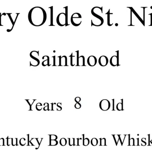 Very Olde St. Nick “Sainthood” 8 Year Old Kentucky Bourbon Whiskey Seasonal Sale