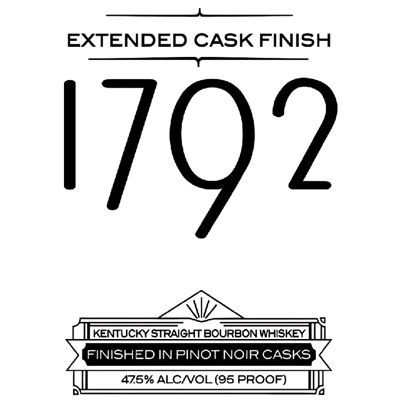 1792 Extended Cask Finish Bourbon Pinot Noir Cask Clearance