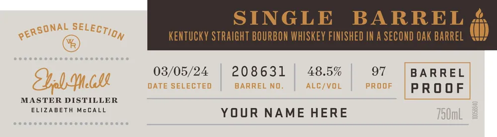 Woodford Reserve Double Oaked Single Barrel Bourbon Worldwide Shipping